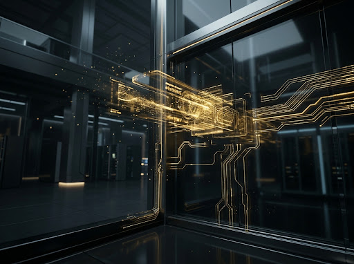 Futuristic holographic intelligence interface